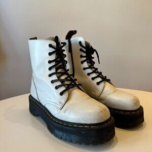 Dr. Martens White Boot